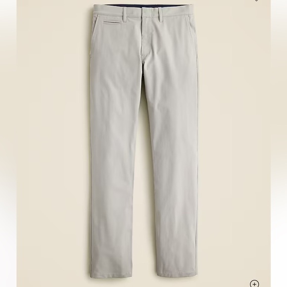 NWT! J.Crew 484 Slim-fit tech pant in Moon Grey. Size32/34. $98 - Picture 1 of 4